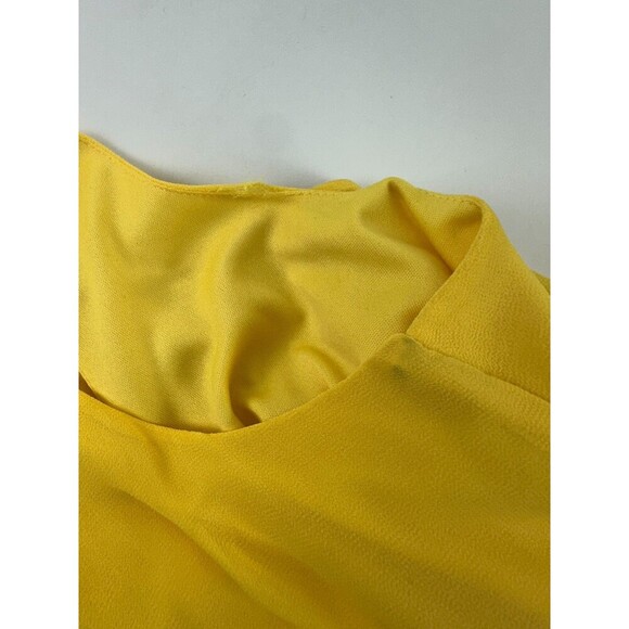 Torrid Yellow Pleated Dress Gown Maxi Long Pullover Sleeveless Scoop Women Large - Picture 16 of 16